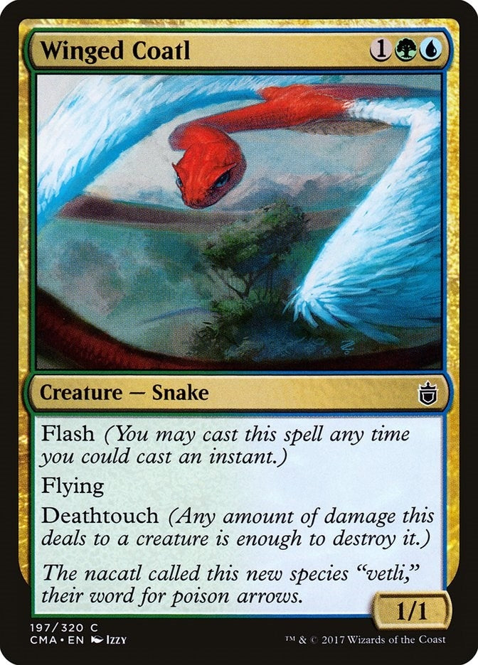 Image for Winged Coatl (197) [Commander Anthology] - Magic: The Gathering