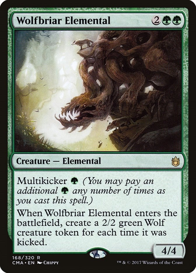 Image for Wolfbriar Elemental (168) [Commander Anthology] - Magic: The Gathering