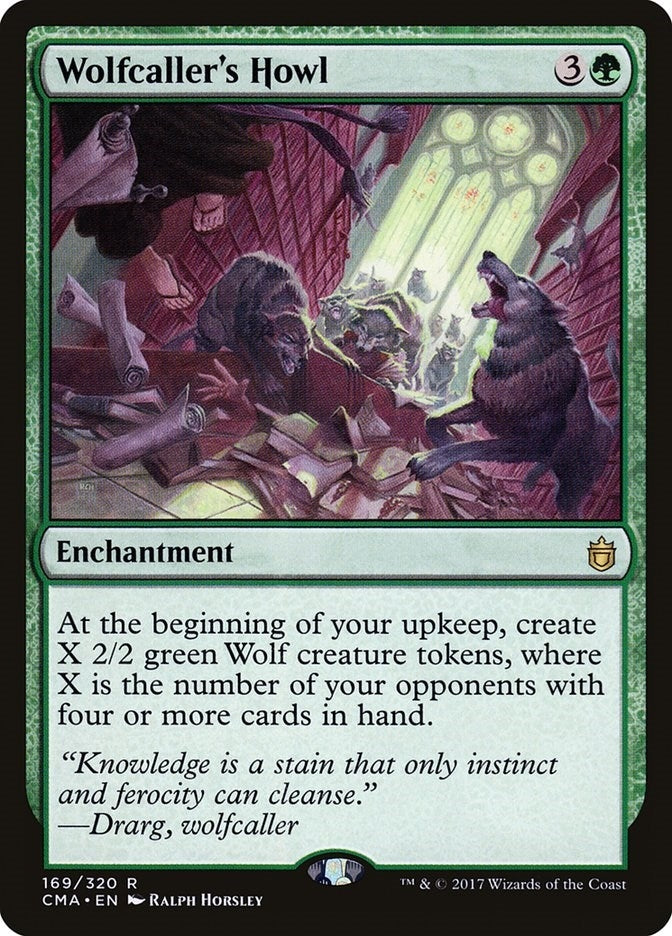 Image for Wolfcaller's Howl (169) [Commander Anthology] - Magic: The Gathering