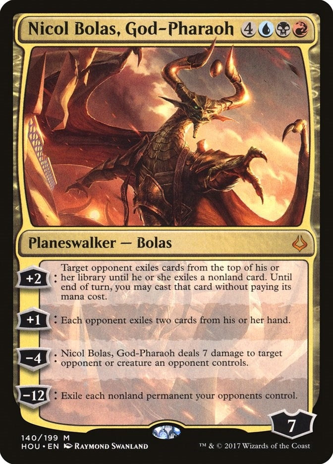 Image for Nicol Bolas, God-Pharaoh (140) [Hour of Devastation] - Magic: The Gathering