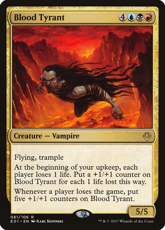 Image for Blood Tyrant (81) [Nicol Bolas] - Magic: The Gathering