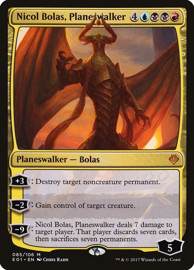 Image for Nicol Bolas, Planeswalker (85) [Nicol Bolas] - Magic: The Gathering
