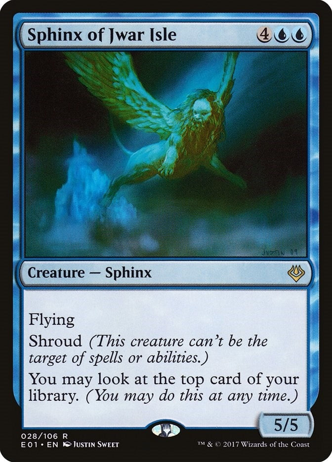 Image for Sphinx of Jwar Isle (28) [Nicol Bolas] - Magic: The Gathering