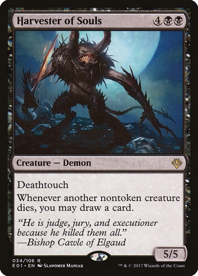 Image for Harvester of Souls (34) [Nicol Bolas] - Magic: The Gathering