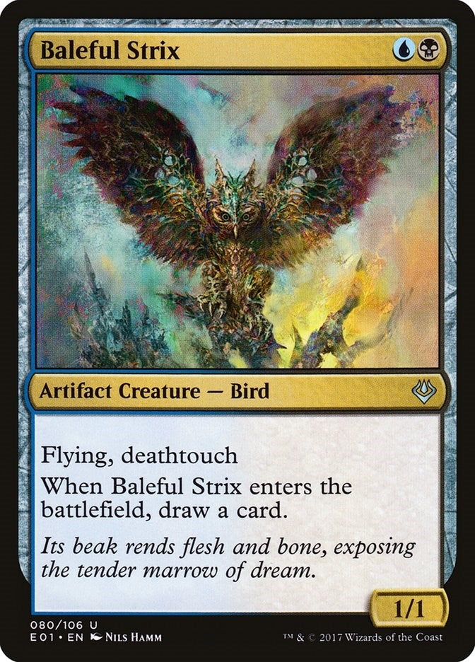 Image for Baleful Strix (80) [Nicol Bolas] - Magic: The Gathering