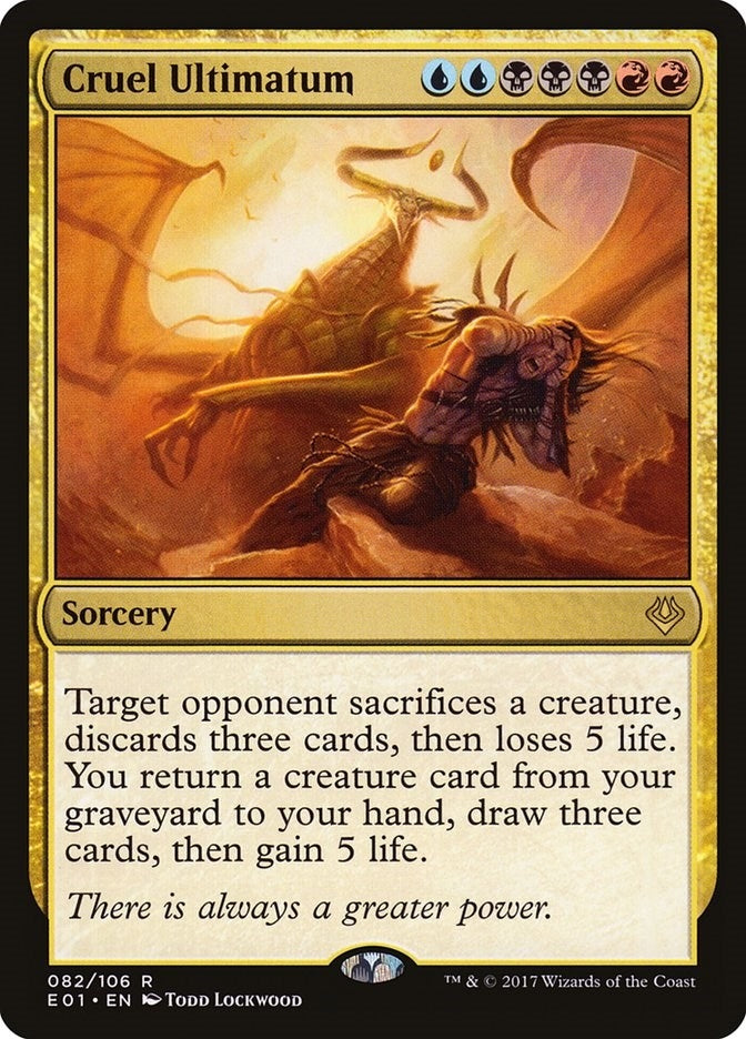 Image for Cruel Ultimatum (82) [Nicol Bolas] - Magic: The Gathering