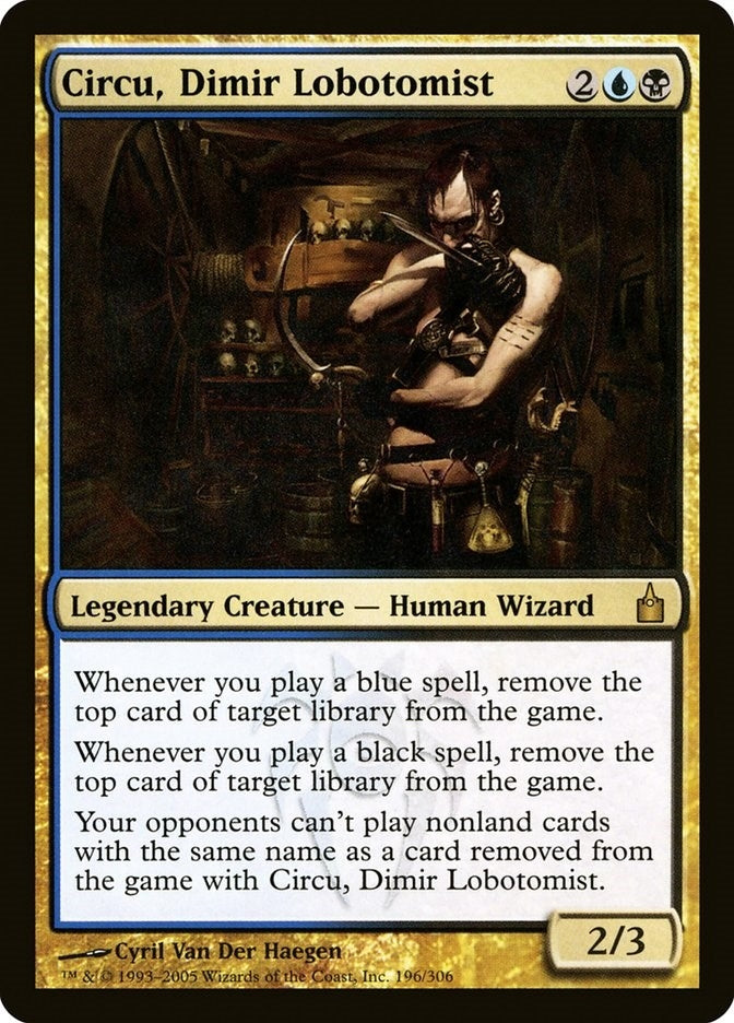Image for Circu, Dimir Lobotomist (196) [Ravnica: City of Guilds] - Magic: The Gathering