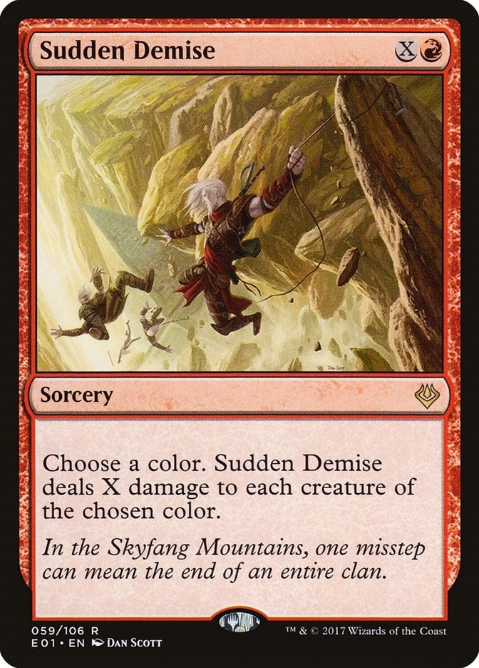 Image for Sudden Demise (59) [Nicol Bolas] - Magic: The Gathering