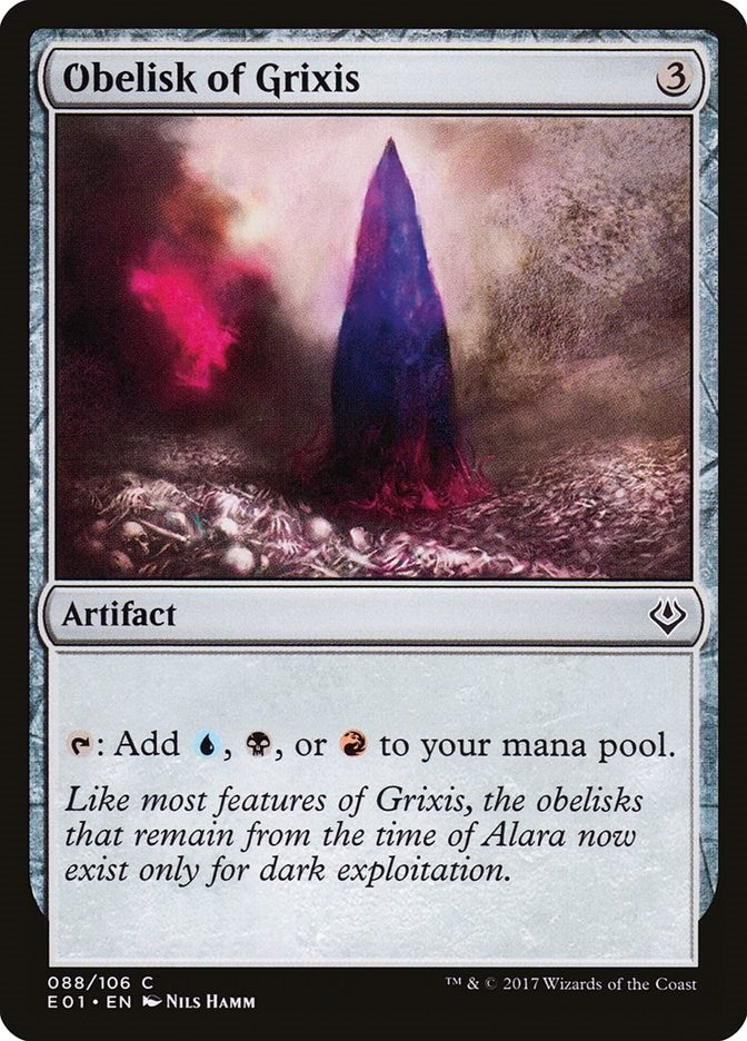 Image for Obelisk of Grixis (88) [Nicol Bolas] - Magic: The Gathering