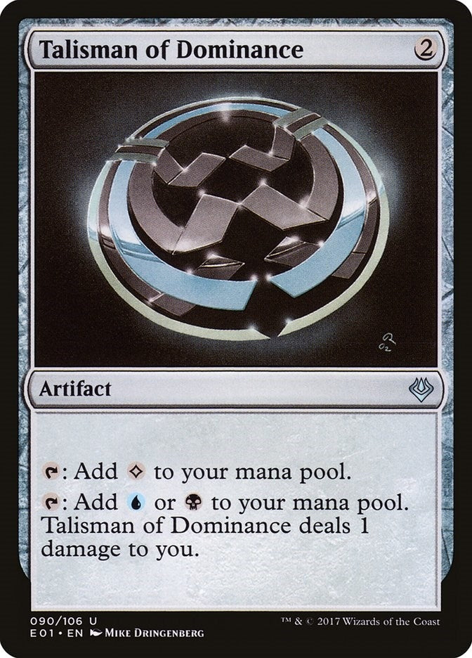 Image for Talisman of Dominance (90) [Nicol Bolas] - Magic: The Gathering