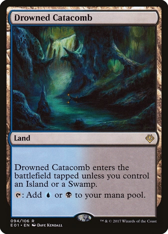 Image for Drowned Catacomb (94) [Nicol Bolas] - Magic: The Gathering