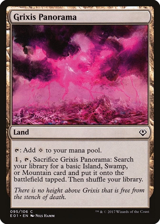 Image for Grixis Panorama (95) [Nicol Bolas] - Magic: The Gathering
