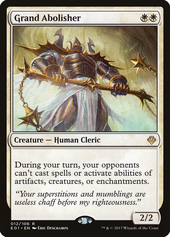 Image for Grand Abolisher (12) [Nicol Bolas] - Magic: The Gathering