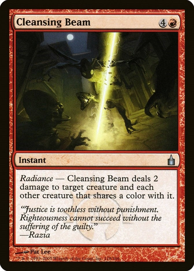 Image for Cleansing Beam (118) [Ravnica: City of Guilds] - Magic: The Gathering