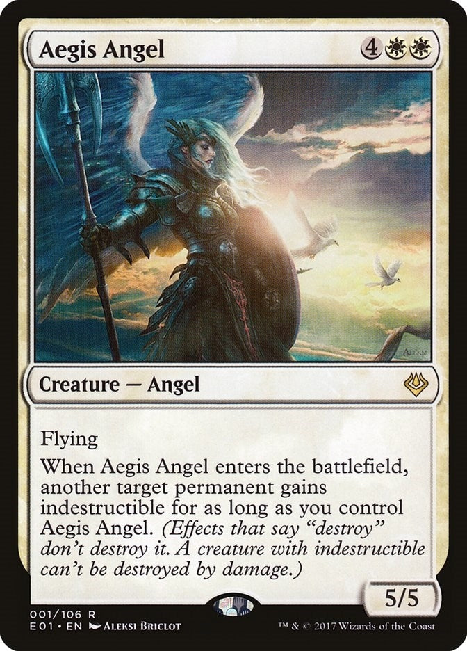 Image for Aegis Angel (1) [Nicol Bolas] - Magic: The Gathering