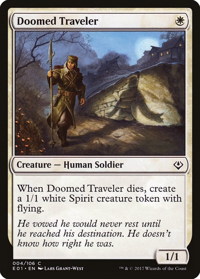 Image for Doomed Traveler (4) [Nicol Bolas] - Magic: The Gathering