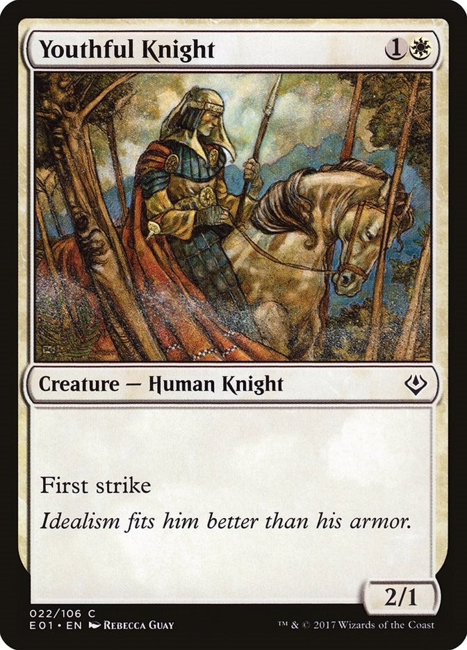 Image for Youthful Knight (22) [Nicol Bolas] - Magic: The Gathering