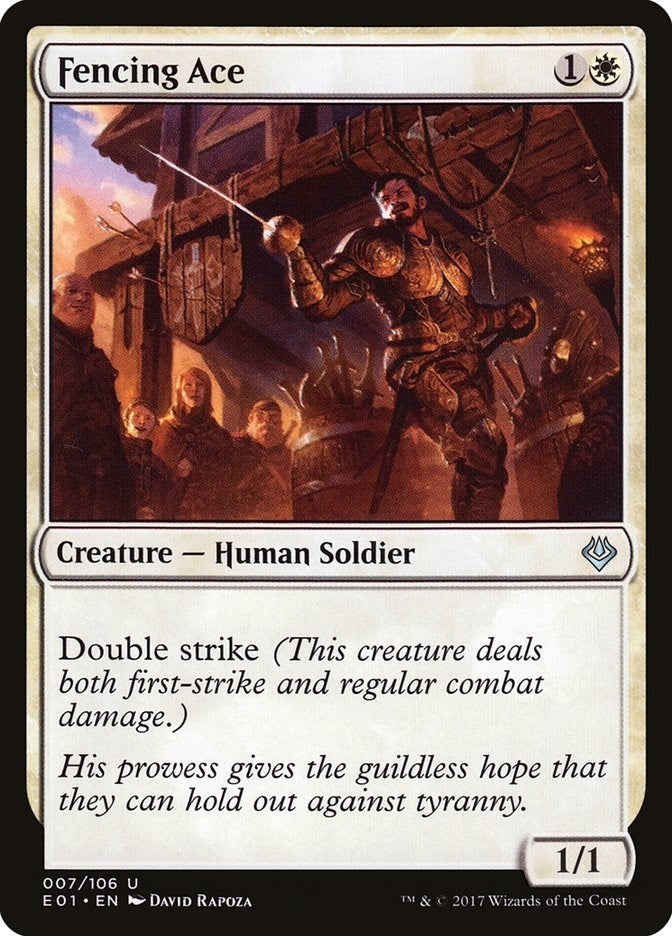 Image for Fencing Ace (7) [Nicol Bolas] - Magic: The Gathering