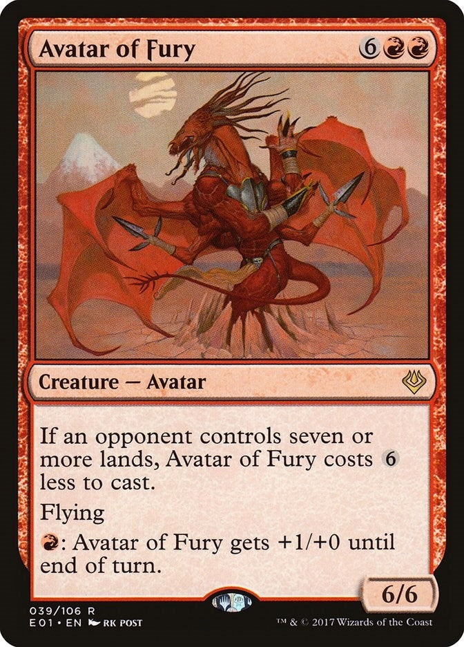 Image for Avatar of Fury (39) [Nicol Bolas] - Magic: The Gathering
