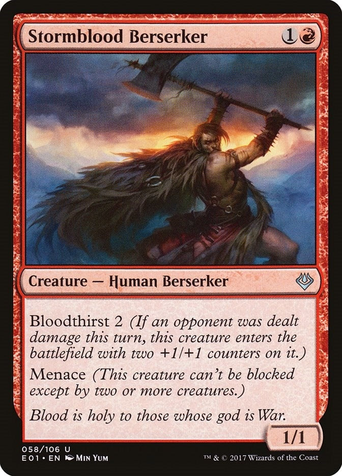 Image for Stormblood Berserker (58) [Nicol Bolas] - Magic: The Gathering