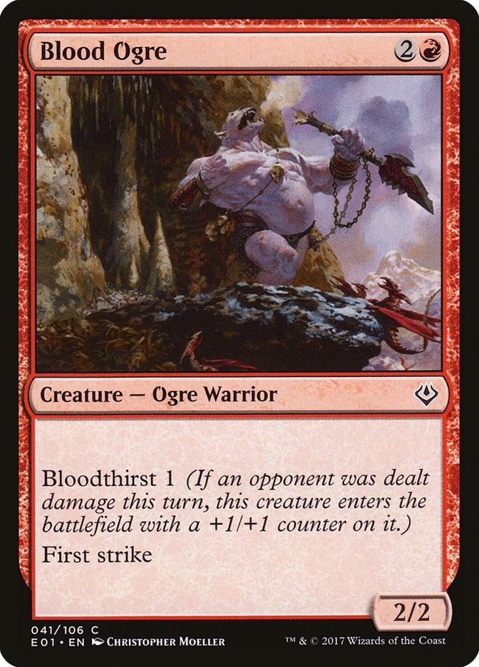Image for Blood Ogre (41) [Nicol Bolas] - Magic: The Gathering