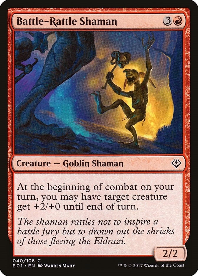 Image for Battle-Rattle Shaman (40) [Nicol Bolas] - Magic: The Gathering