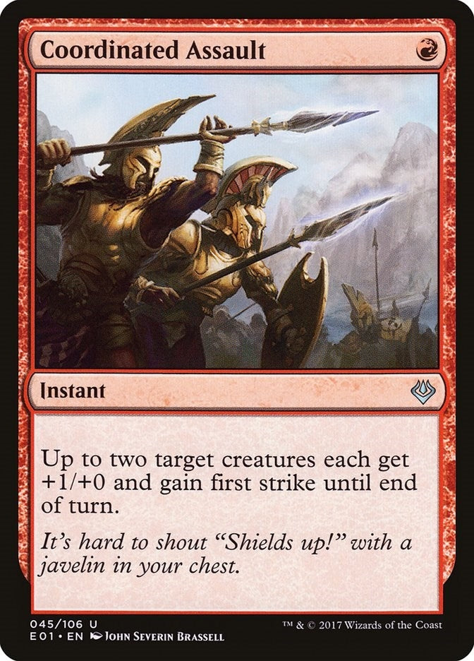 Image for Coordinated Assault (45) [Nicol Bolas] - Magic: The Gathering