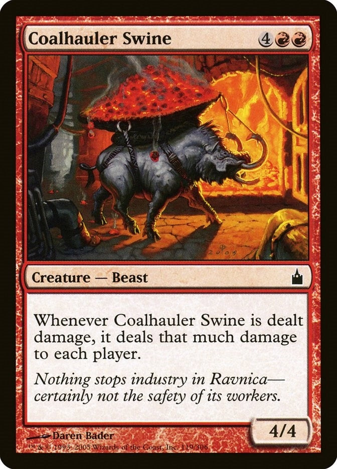 Image for Coalhauler Swine (119) [Ravnica: City of Guilds] - Magic: The Gathering