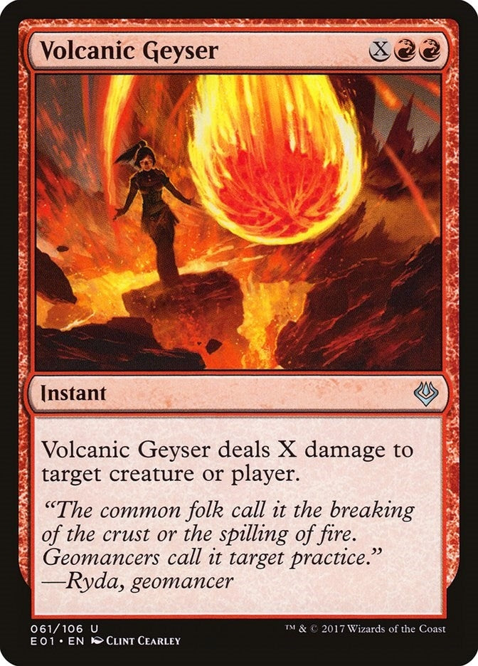 Image for Volcanic Geyser (61) [Nicol Bolas] - Magic: The Gathering