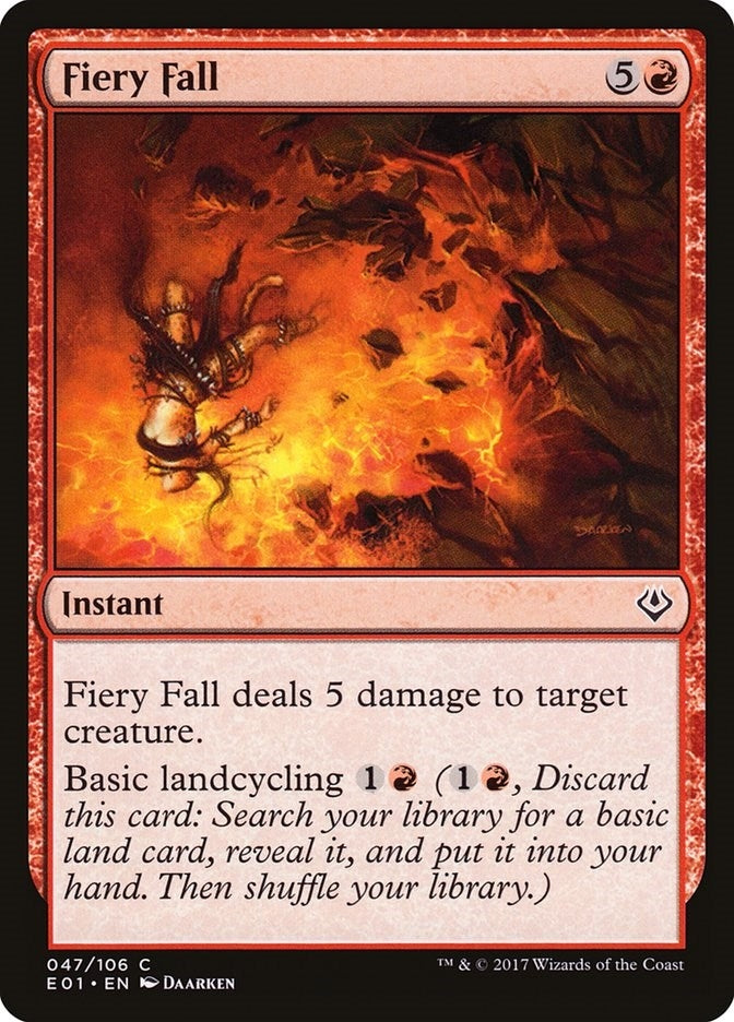 Image for Fiery Fall (47) [Nicol Bolas] - Magic: The Gathering
