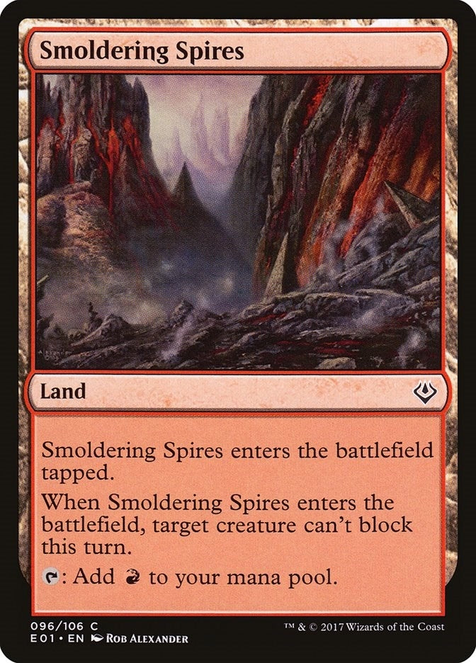 Image for Smoldering Spires (96) [Nicol Bolas] - Magic: The Gathering