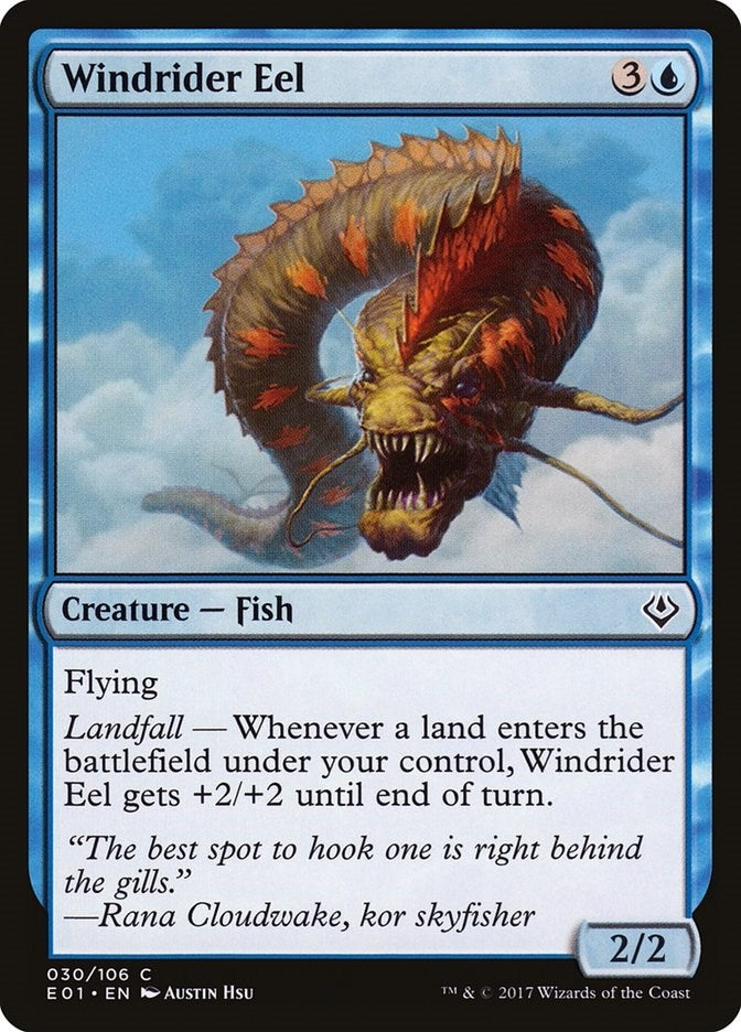Image for Windrider Eel (30) [Nicol Bolas] - Magic: The Gathering