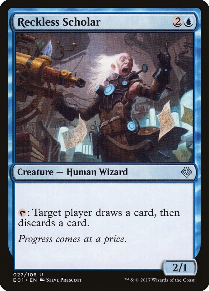 Image for Reckless Scholar (27) [Nicol Bolas] - Magic: The Gathering