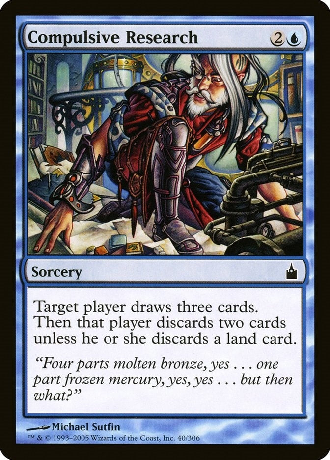 Image for Compulsive Research (40) [Ravnica: City of Guilds] - Magic: The Gathering