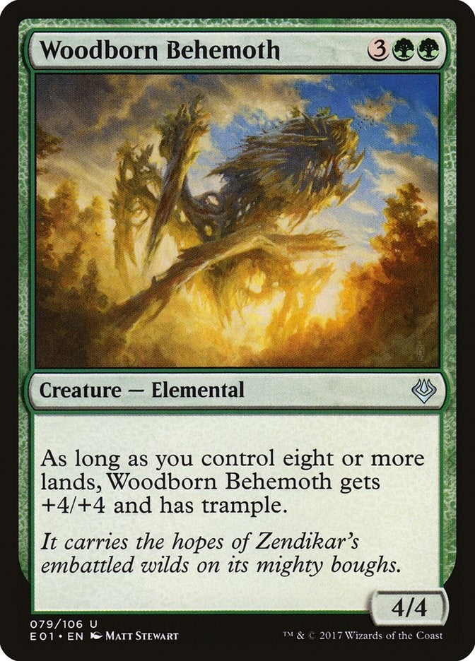 Image for Woodborn Behemoth (79) [Nicol Bolas] - Magic: The Gathering
