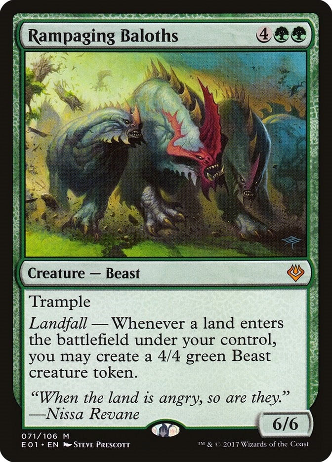 Image for Rampaging Baloths (71) [Nicol Bolas] - Magic: The Gathering