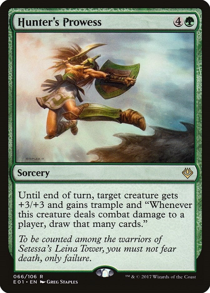 Image for Hunter's Prowess (66) [Nicol Bolas] - Magic: The Gathering