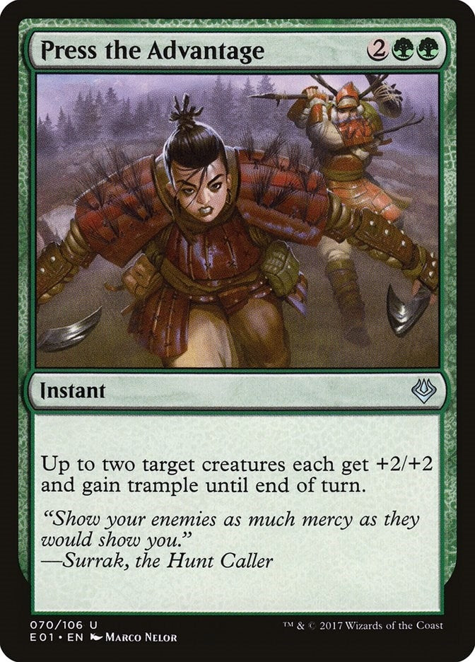 Image for Press the Advantage (70) [Nicol Bolas] - Magic: The Gathering