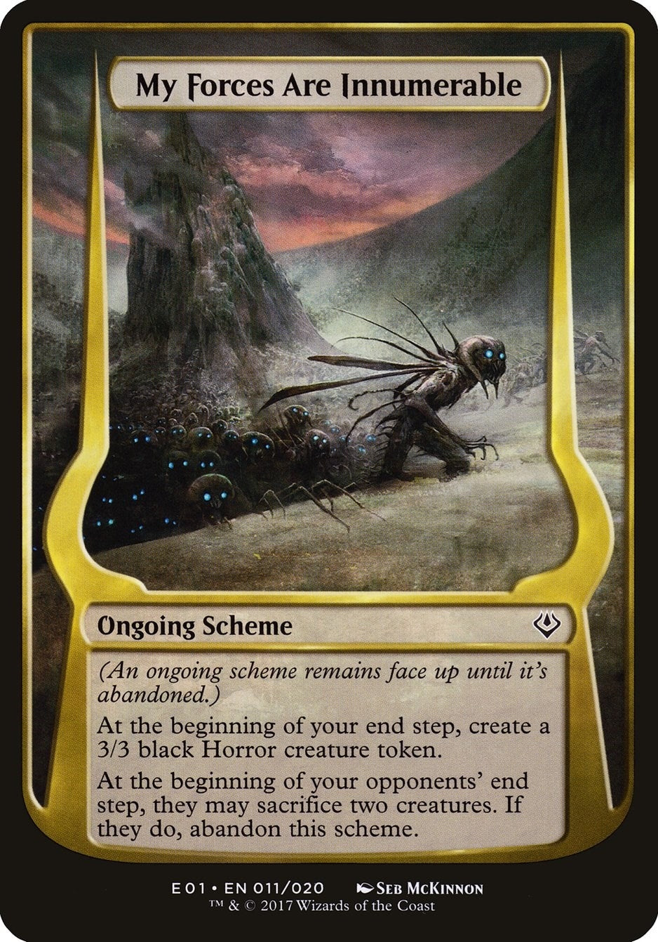 Image for My Forces Are Innumerable (Archenemy: Nicol Bolas) (11) [Oversize Cards] - Magic: The Gathering