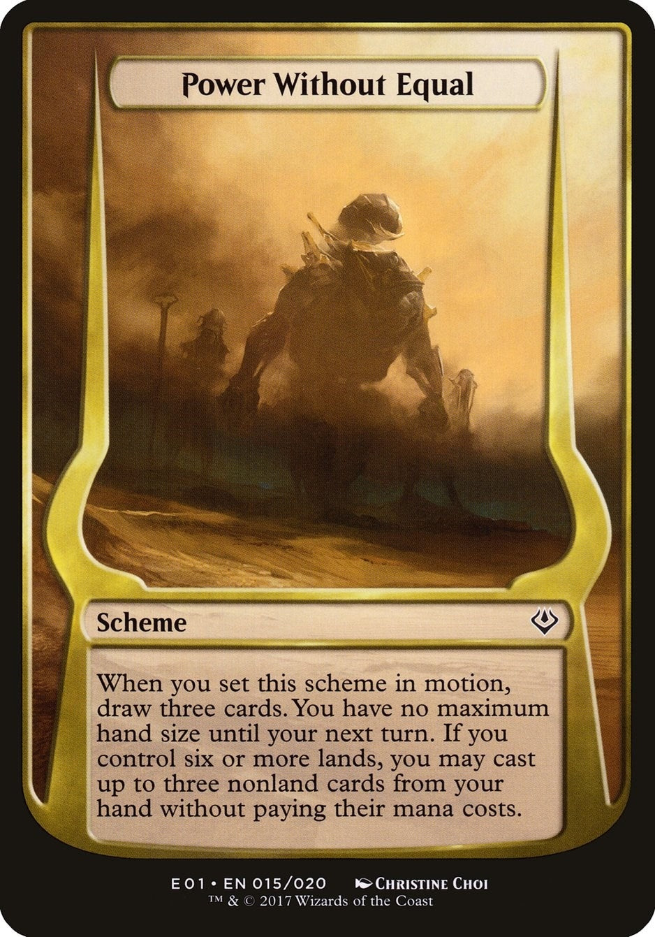 Image for Power Without Equal (Archenemy: Nicol Bolas) (15) [Oversize Cards] - Magic: The Gathering