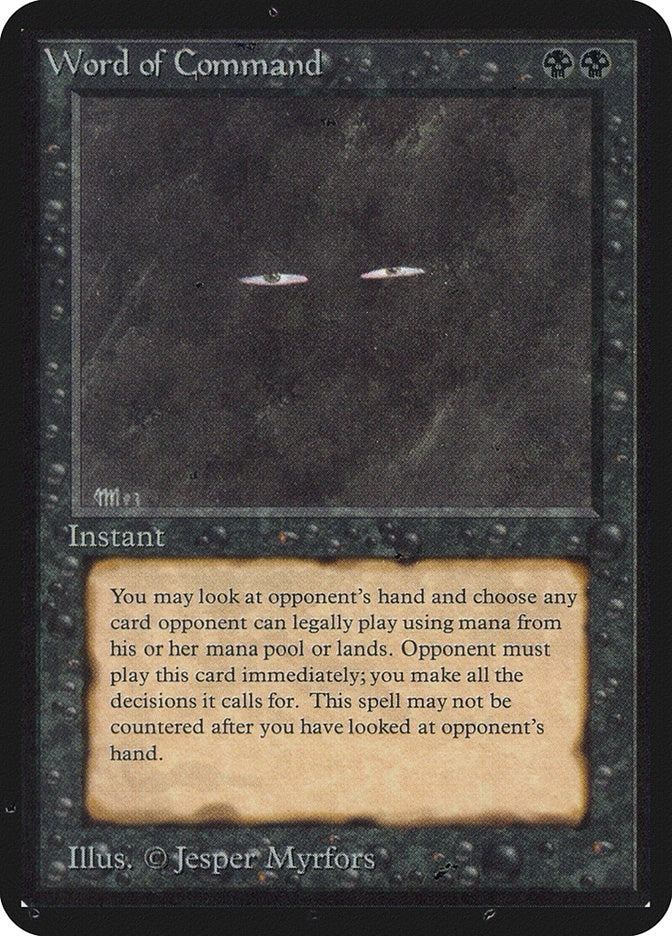 Image for Word of Command [Alpha Edition] - Magic: The Gathering