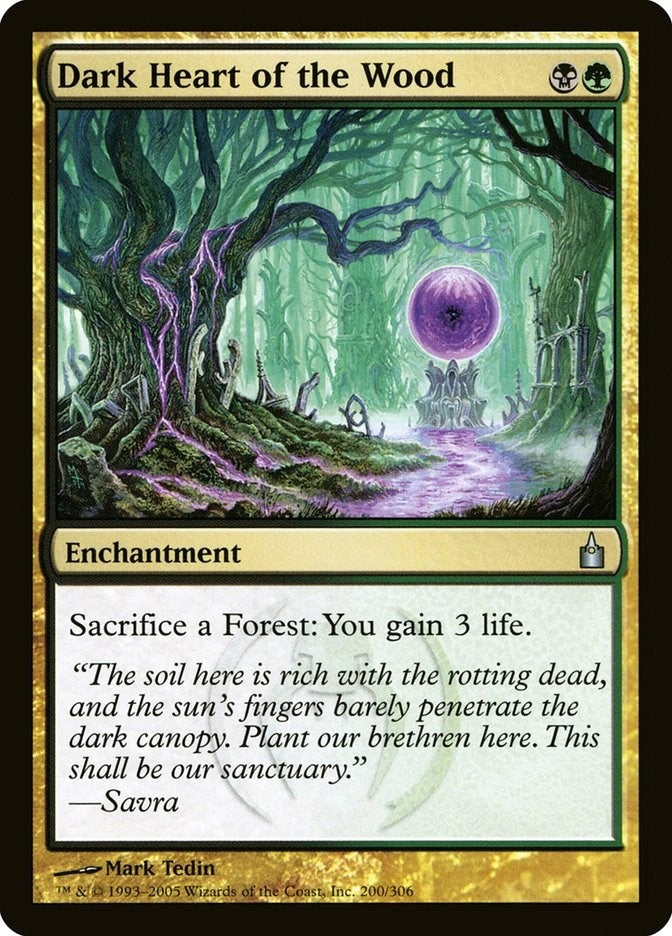Image for Dark Heart of the Wood (200) [Ravnica: City of Guilds] - Magic: The Gathering