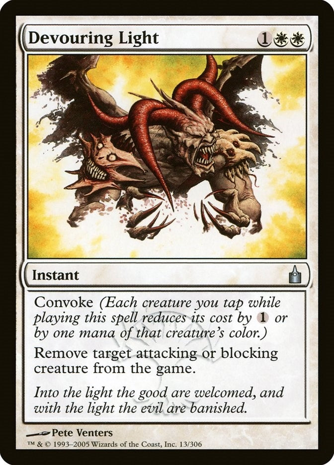 Image for Devouring Light (13) [Ravnica: City of Guilds] - Magic: The Gathering