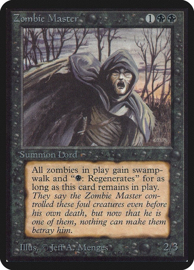 Image for Zombie Master [Alpha Edition] - Magic: The Gathering