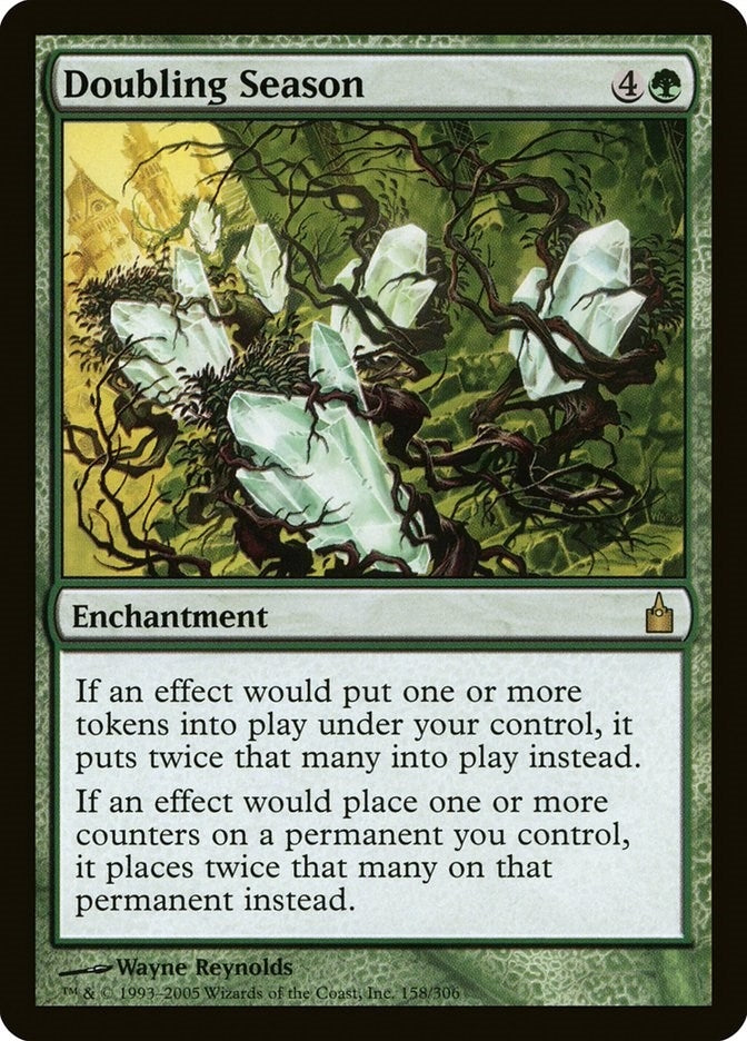 Image for Doubling Season (158) [Ravnica: City of Guilds] - Magic: The Gathering