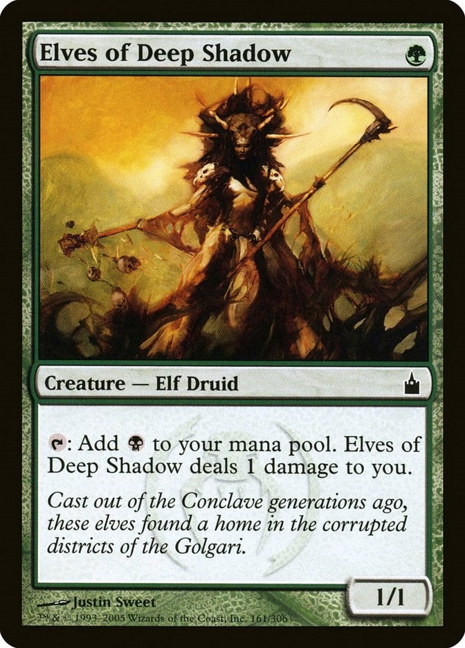 Image for Elves of Deep Shadow (161) [Ravnica: City of Guilds] - Magic: The Gathering