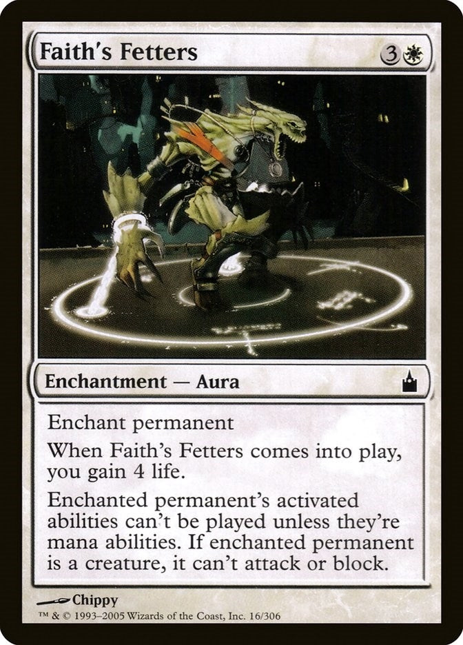 Image for Faith's Fetters (16) [Ravnica: City of Guilds] - Magic: The Gathering