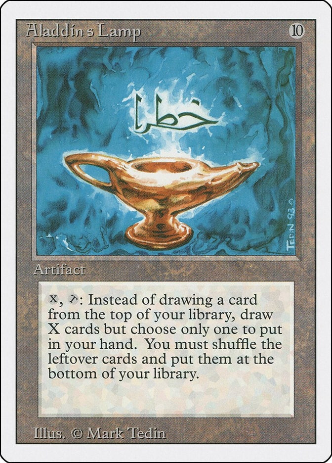 Image for Aladdin's Lamp [Revised Edition] - Magic: The Gathering
