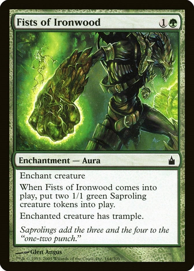 Image for Fists of Ironwood (164) [Ravnica: City of Guilds] - Magic: The Gathering