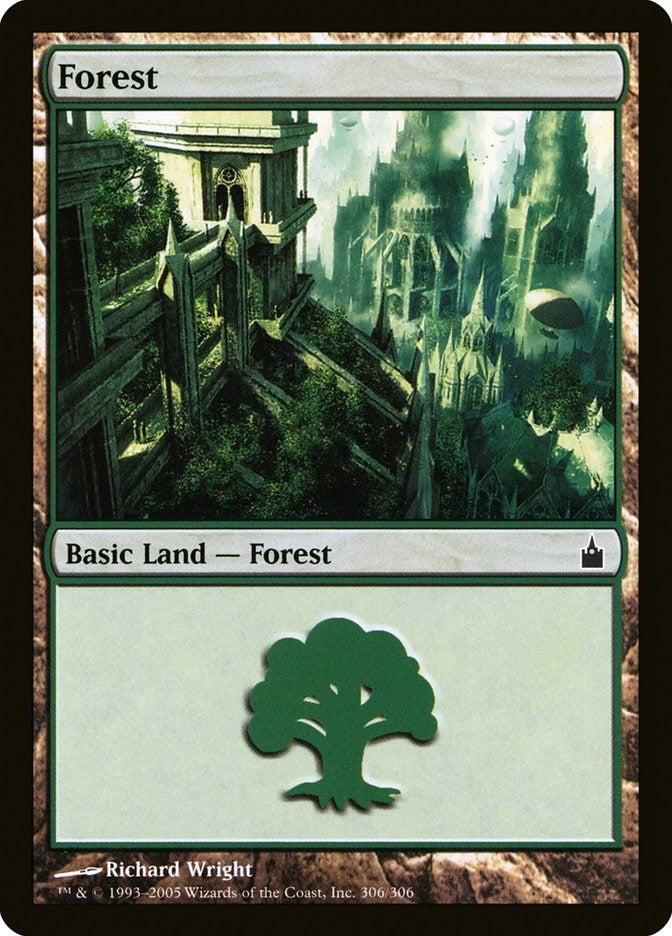 Image for Forest (306) (306) [Ravnica: City of Guilds] - Magic: The Gathering